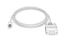 Cisco RJ-45 Serial Console Cable for Routers and Switches